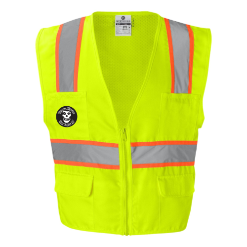 LAFDTaskForce37 - Solid Front Safety Vest With Mesh Back