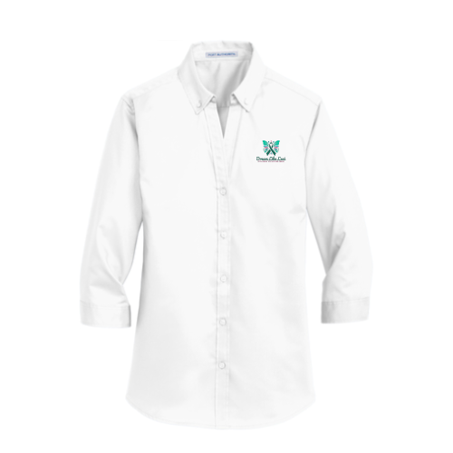 Dream Like Lexi - Port Authority Ladies 3/4-Sleeve SuperPro Twill Shirt v1