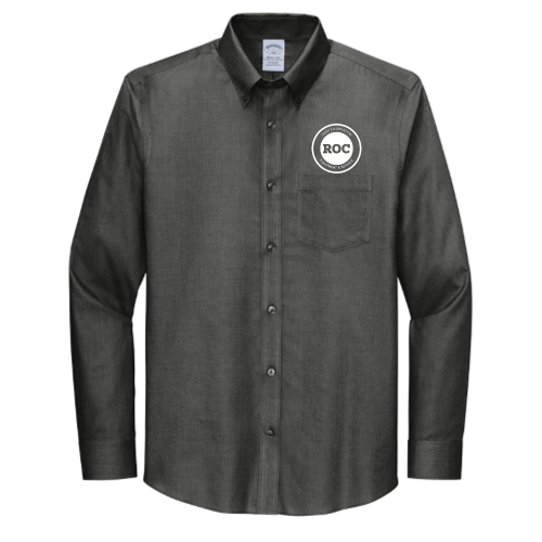 RocEquipmentEmployee - Brooks Brothers Wrinkle-Free Stretch Nailhead Shirt - v1