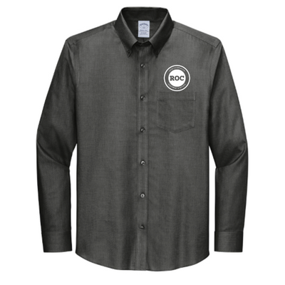 RocEquipmentEmployee - Brooks Brothers Wrinkle-Free Stretch Nailhead Shirt - v1