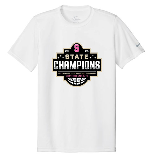 ScottieSwag - Nike Women's White Swoosh Sleeve Legend Tee