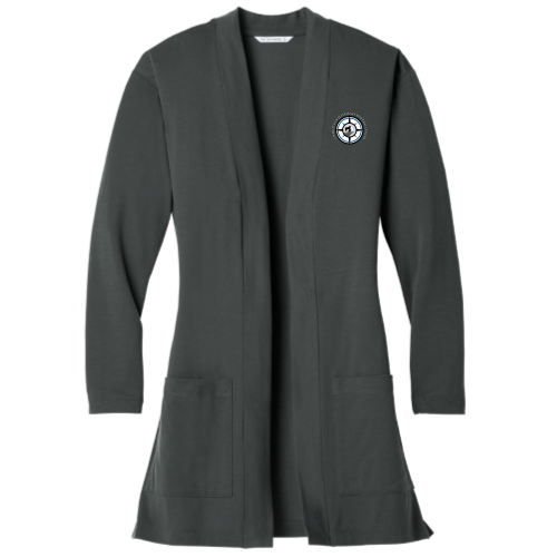 Charleston Veterinary - Port Authority Ladies Concept Long Pocket Cardigan