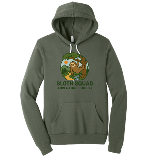 Sloth Squad - Unisex Poly/Cotton Hoodie