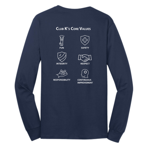 ClubKAfterSchoolZone - Port & Company Long Sleeve 5.4-oz. 100% Cotton T-Shirt