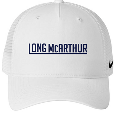 LongMcArthur - Nike Snapback Mesh Trucker Cap White