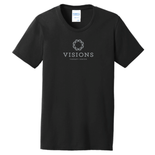 SDVisions - Port & Company Ladies 50/50 Cotton/Poly T-Shirt "Therapy Center"