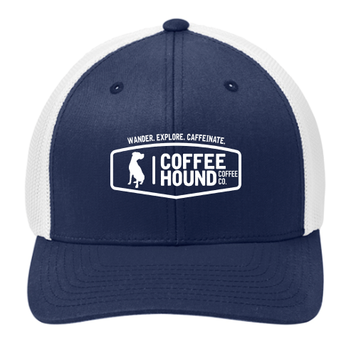Coffee Hound - Port Authority Flexfit Mesh Back Cap