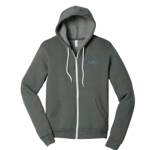 WomeninNutraceuticals - Unisex Sponge Fleece Full-Zip Hooded Sweatshirt