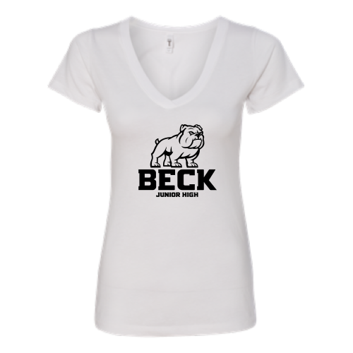 BeckJuniorHigh - Next Level - Womens V-Neck 1540