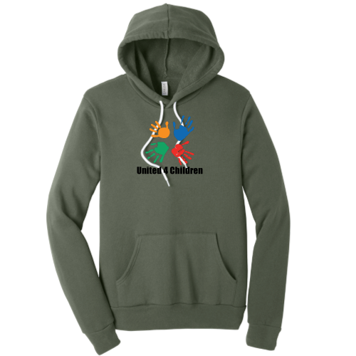 United4Children - Unisex Poly/Cotton Hooded Pullover Sweatshirt