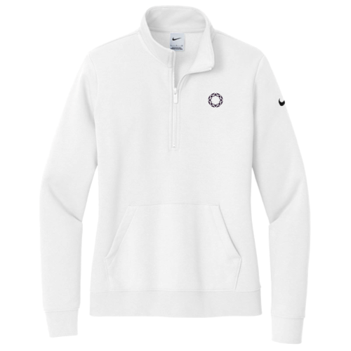 SDVisions - Nike Ladies Club Fleece Sleeve Swoosh 1/2-Zip "Brandmark" "Eye Care"