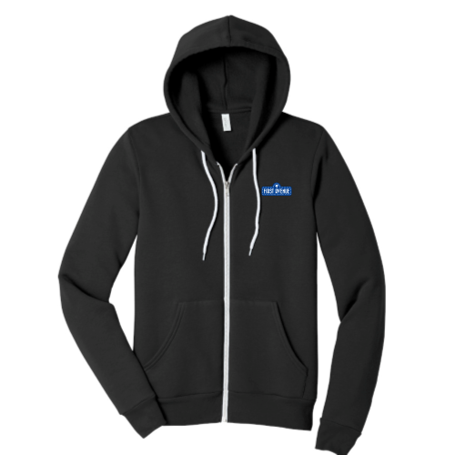 FirstAvenue - Unisex Sponge Fleece Full-Zip Hooded Sweatshirt