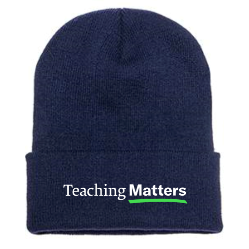 TeachingMatters - Adult Cuffed Knit Beanie