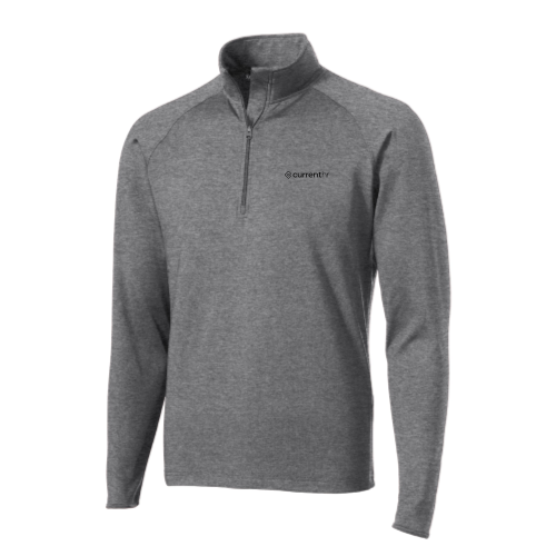 CurrentHR Sport-Tek Men's Sport-Wick Stretch 1/2-Zip Pullover - Hth