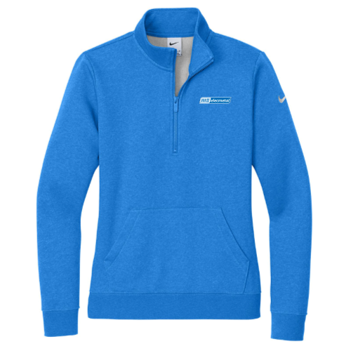 MEGLOBAL - Nike Ladies Club Fleece Sleeve Swoosh 1/2-Zip NKDX6720