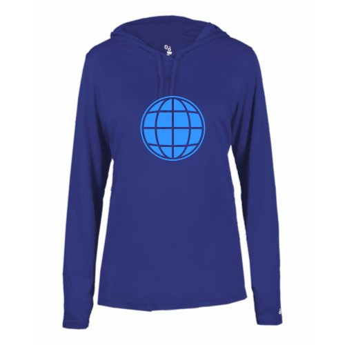 Atlas Mobility - B-Core L/S Women's Hood Tee v2