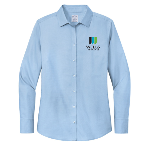 Wells Insurance - Ladies Brooks Brothers Wrinkle Free Button Up