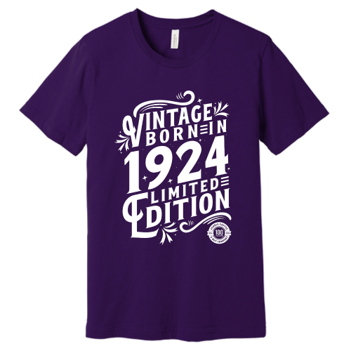 FerrisCoffee - Bella Canvas - Born in 1924 inverted