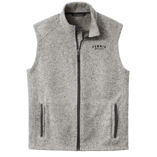FerrisCoffee - Sweater Fleece Vest - Main Logo G