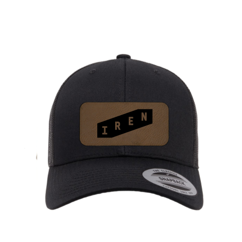 Iren - Leather Patch Adult Trucker Cap