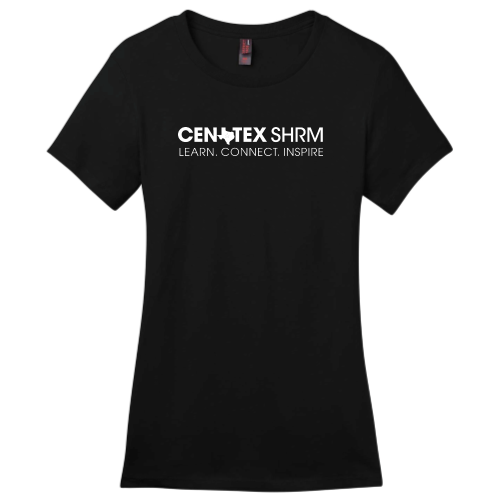 CentexSHRM - District Made Ladies Perfect Weight Crew Tee v1