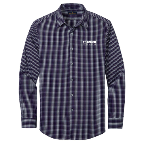 SPRPackaging - Brooks Brothers - Men's Tech Stretch Pattern Shirt