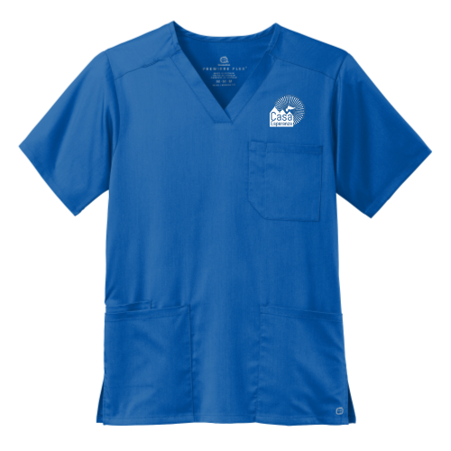 CasaEsperanza - WonderWink Men's Premiere Flex V-Neck Top WW5068 - Dark