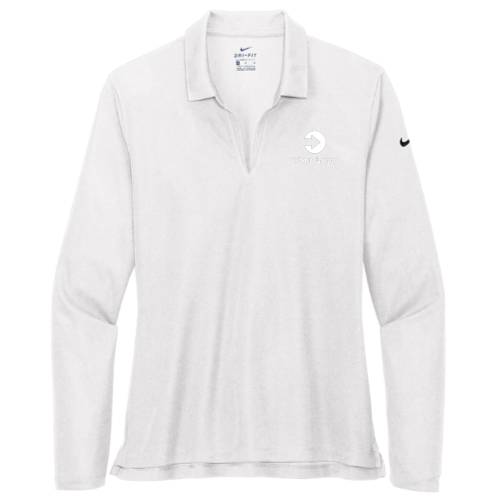 Nike - Ladies Dri-FIT Micro Pique Long Sleeve Polo