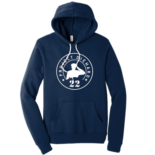 ProjectDiehard - Unisex Poly/Cotton Hooded Pullover Sweatshirt