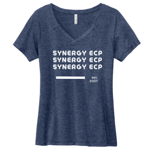 SynergyECP - Volunteer Knitwear Women's Daily V-Neck Tee USA-Made - v3