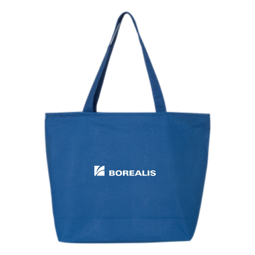 BorealisGroup - 24.5L Canvas Zippered Tote