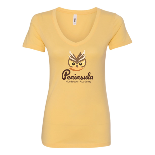 PeninsulaMontessoriAcademy - Next Level - Womens V-Neck