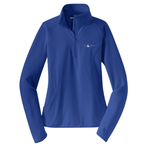 FirstLutheranChurch - Sport-Tek Ladies Sport-Wick Stretch 1/2-Zip Pullover
