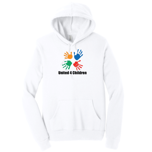 United4Children - Unisex Poly/Cotton Hooded Pullover Sweatshirt