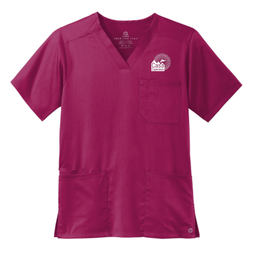 CasaEsperanza - WonderWink Men's Premiere Flex V-Neck Top WW5068 - Dark