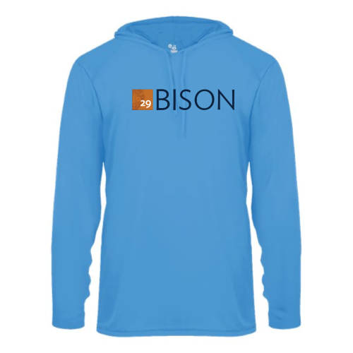 29Bison B-Core Mens Long Sleeve Hooded T-Shirt