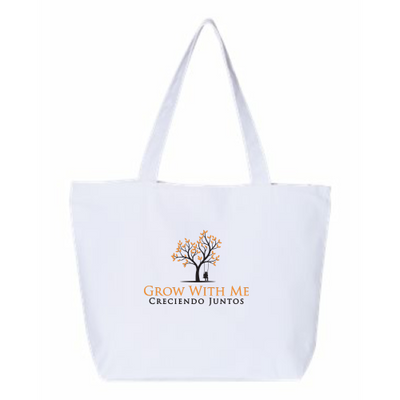 GrowWithMe - 24.5L Canvas Zippered Tote v1
