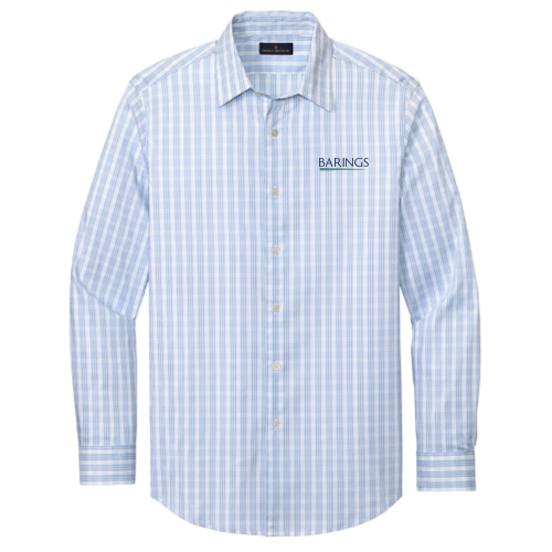 Barings - Brooks Brothers - Men's Tech Stretch Pattern Shirt