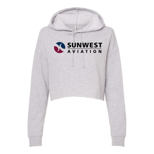Sunwest Aviation - Independent Trading Women's Crop Hoodie