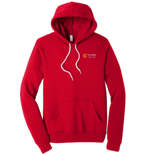 TransitRE - Unisex Poly/Cotton Hooded Pullover Sweatshirt