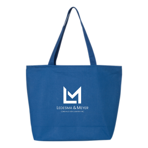 LedesmaMeyerConstruction - 24.5L Canvas Zippered Tote