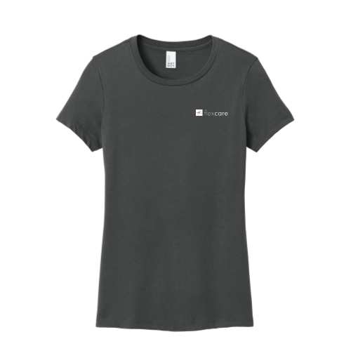 FlexCareStaffing - District Made Ladies Perfect Weight Crew Tee
