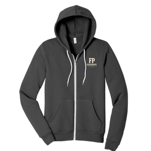 FashionPic - Unisex Sponge Fleece Full Zip Hooded Sweatshirt