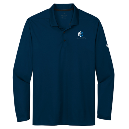 ColumbiaSafety - Nike Dri-FIT Micro Pique 2.0 Long Sleeve Polo