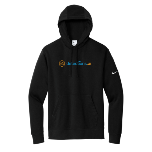 detections.ai - Nike Club Fleece Sleeve Swoosh Pullover Hoodie