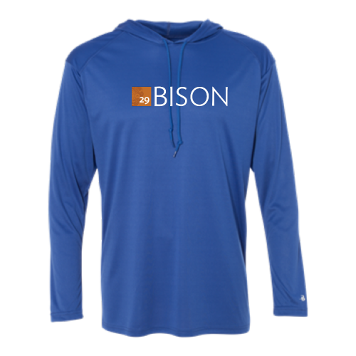 29Bison B-Core Mens Long Sleeve Hooded T-Shirt