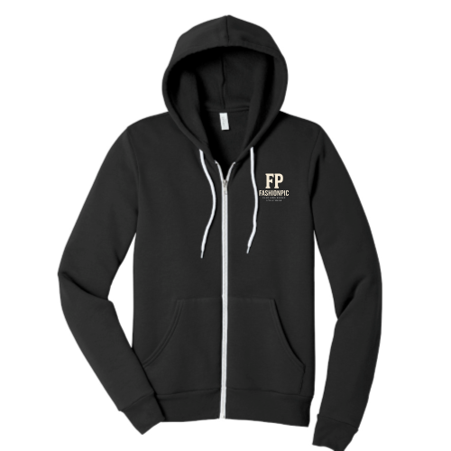 FashionPic - Unisex Sponge Fleece Full Zip Hooded Sweatshirt