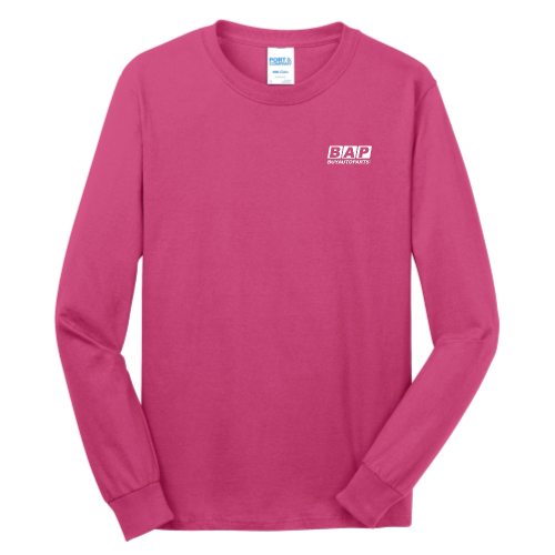 BuyAutoParts - Port & Company Long Sleeve 5.4-oz. 100% Cotton T-Shirt