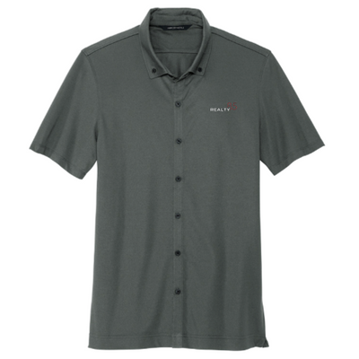 Realty85 - Mercer+Mettle Stretch Pique Full-Button Polo