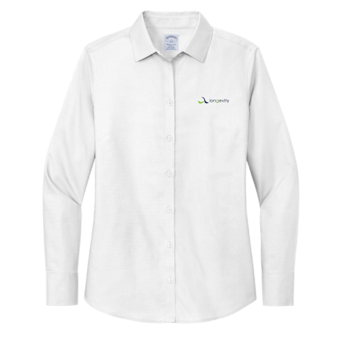 LongevityConsulting - Brooks Brothers Women's Wrinkle-Free Stretch Nailhead Shirt